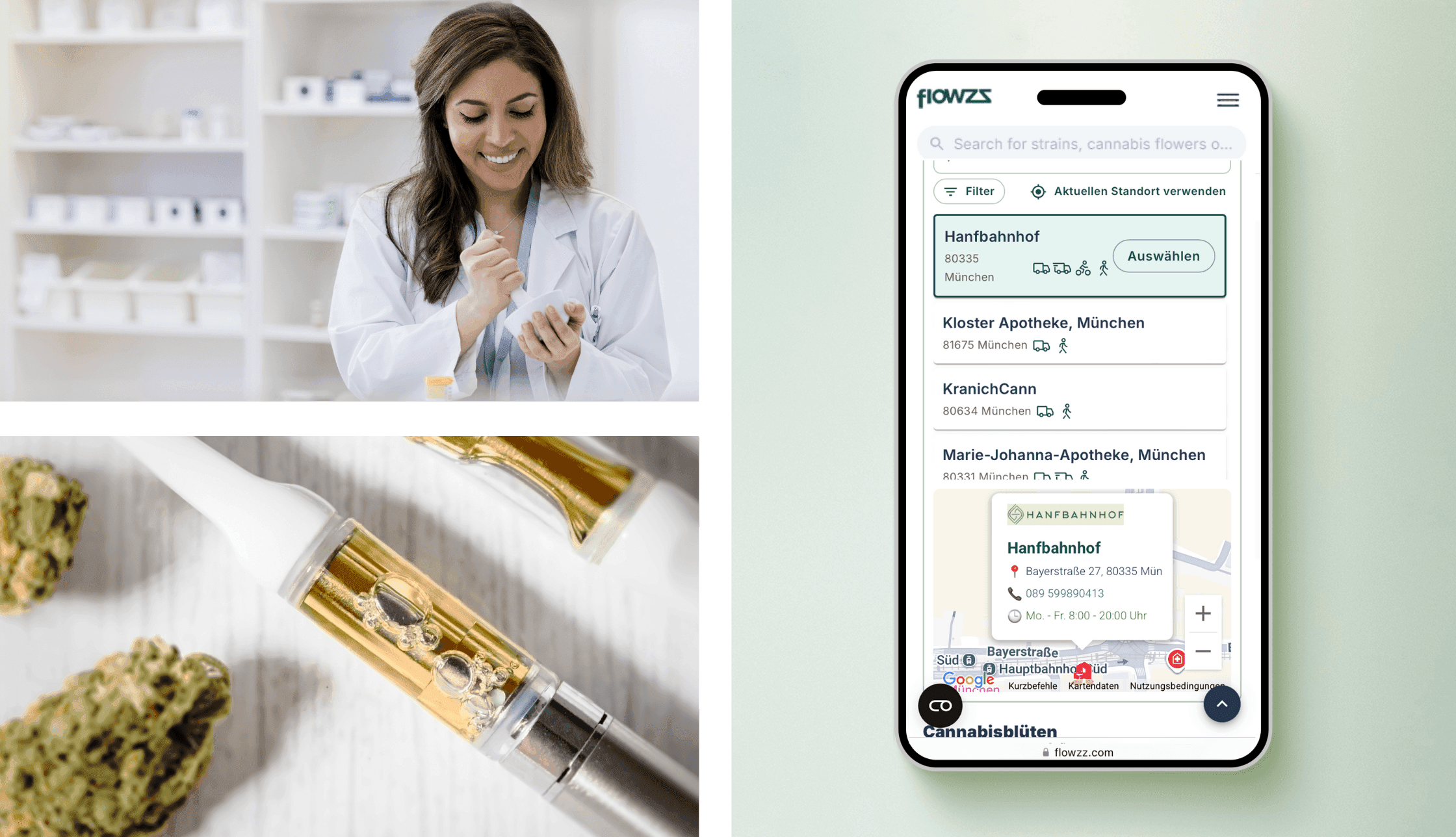 Finde die passende Cannabis Apotheke in München und Umgebung