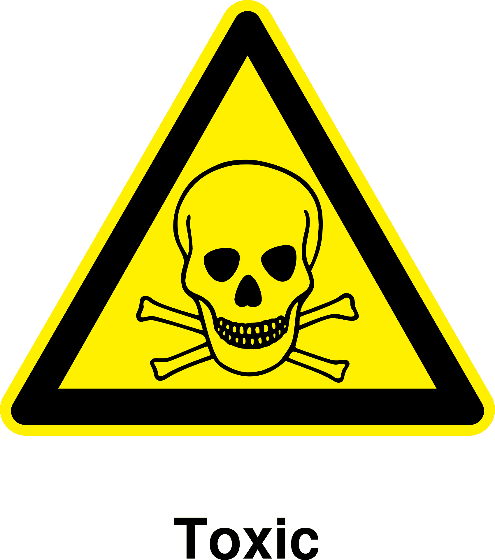 Warnschild-toxic